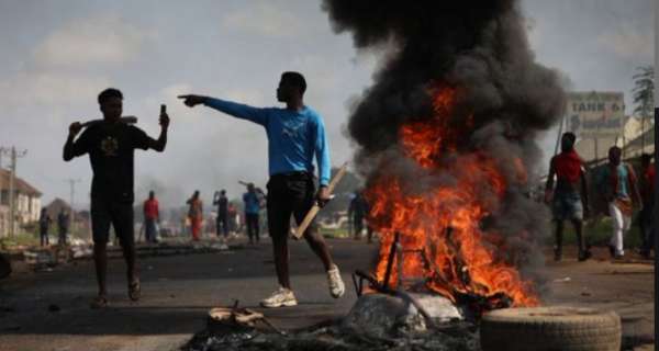 Riots in Ojota Lagos
