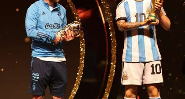 Messi honoured with ‘Baton of Football’, statue