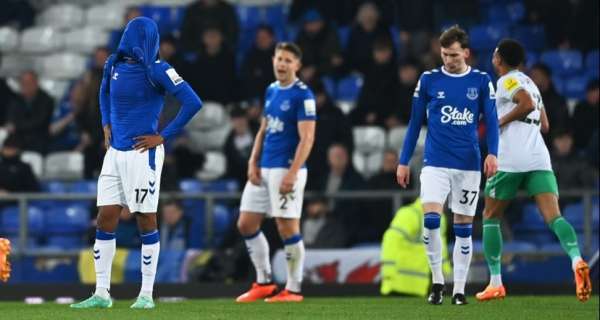 Everton's 69-year top-flight run hanging by a thread