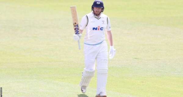 Jonny Bairstow: England batter hits 97 for Yorkshire seconds in injury comeback