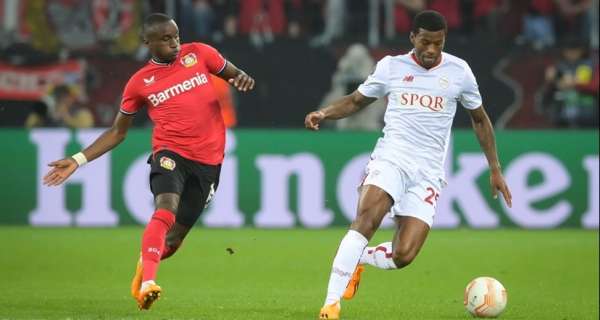 Roma in Europa League final after draw at Leverkusen